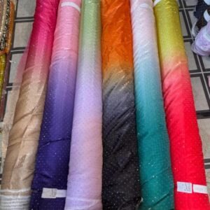 Tasal Silk Multi Color Tandayi Stone